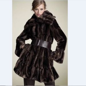 Laundry by Shelly Segal Faux Mink Coat